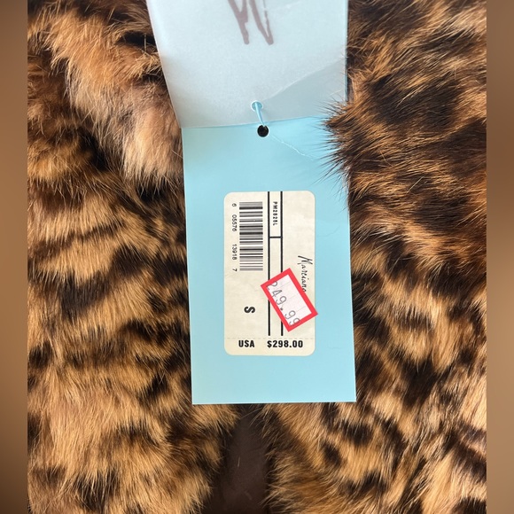 Women's Faux Fur Jacket Size Small Vera Wang Lookalike by Marciano - Picture 2 of 2